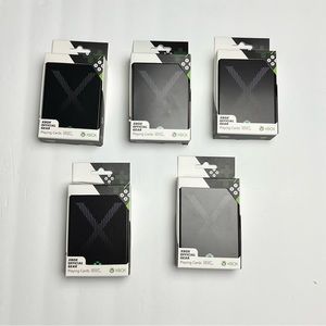 Lot of 5 Xbox Playing Cards Deck Joker Paladone